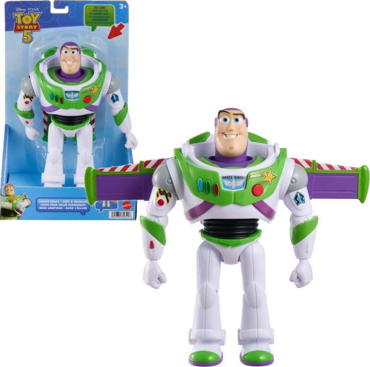 Figurine Mattel Disney Pixar Toy Story 5 Buzz l’Éclair avec ailes déployables