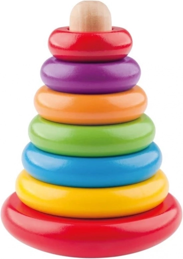 Pyramide à empiler colorée
