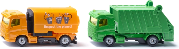 Set municipal Siku avec balayeuse et camion-poubelle