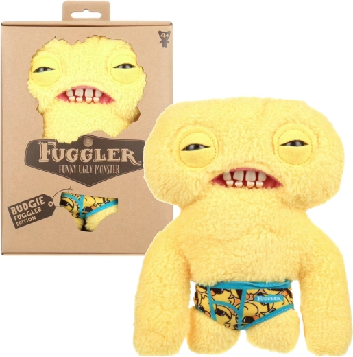 Peluche Fuggler Budgie Squidge en sous-vêtements 22 cm