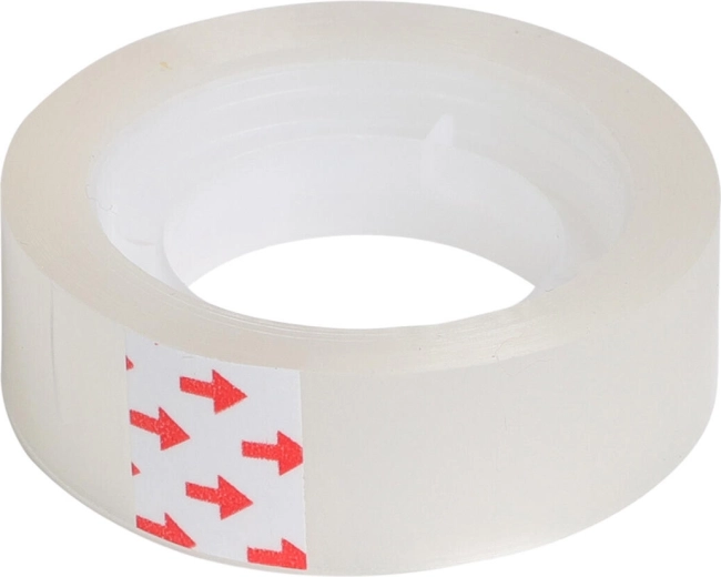 Ruban adhésif transparent 15 mm × 20 m, lot de 5 pièces