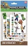 Minecraft lot d’autocollants 200 pcs