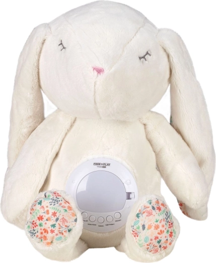 FreeON Free2Play doudou d’endormissement avec musique et projection lumineuse Rabbit Lisa