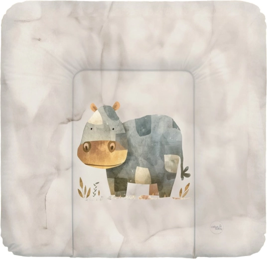 Ceba Baby matelas à langer souple Basic Cosy Hippo 75 × 72 cm