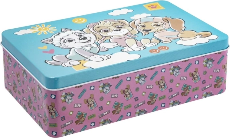 Boîte en métal avec motif Pat' Patrouille