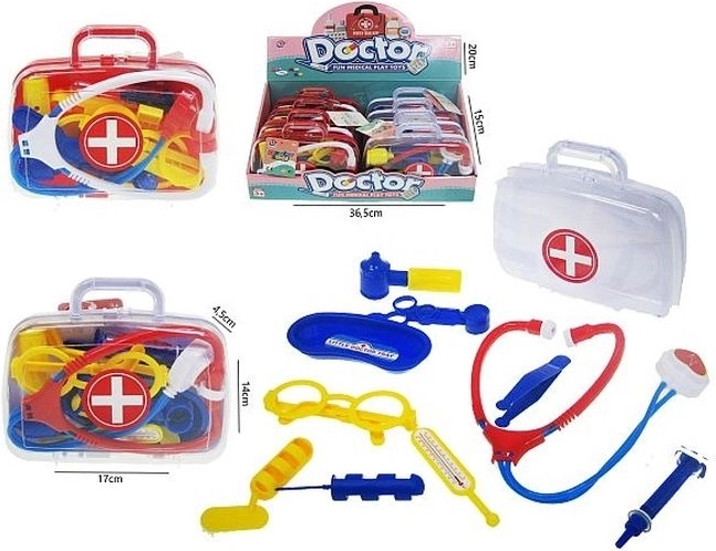 Médecin dans une valisette – set pour enfants, 2 variantes de couleur