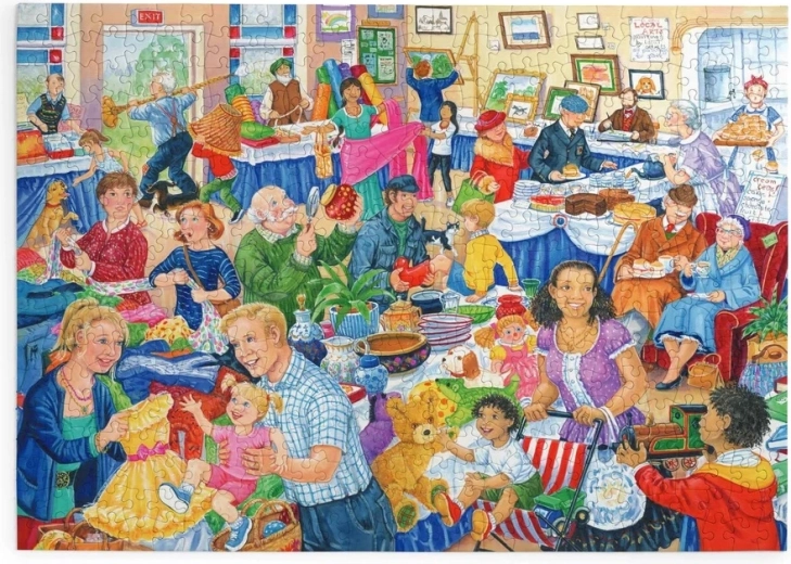Puzzle Marché aux puces avec 500 grandes pièces