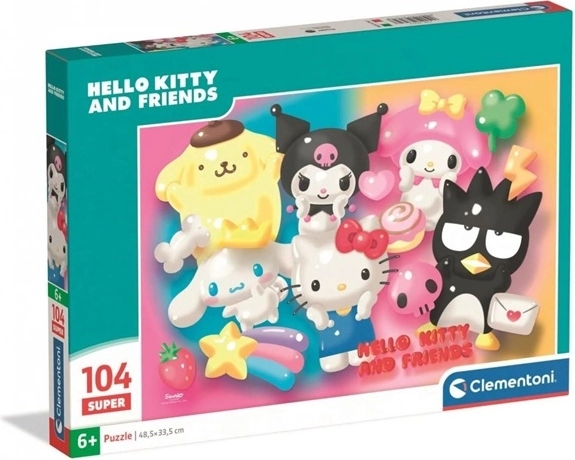 Puzzle Clementoni Super Color Hello Kitty 104 pièces