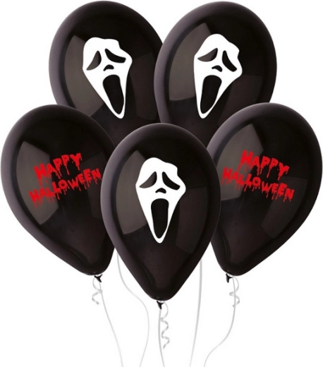 Ballons premium pastel Gemar 12" effrayants Halloween (5 pièces)