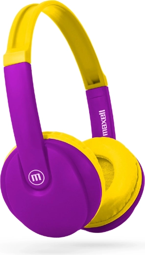Casque Bluetooth pour enfants Maxell HP-BT350 jaune/violet