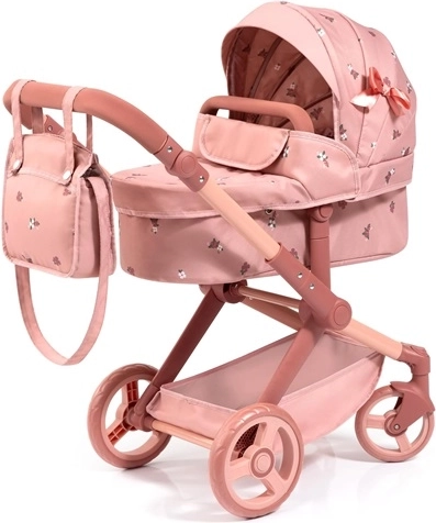 Poussette combinée pour poupées Bayer Xeo en rose