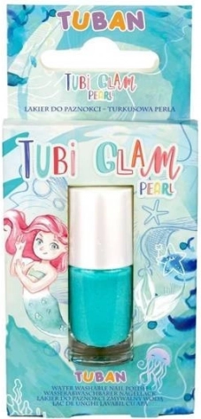 Vernis à ongles nacré Tubi Glam turquoise