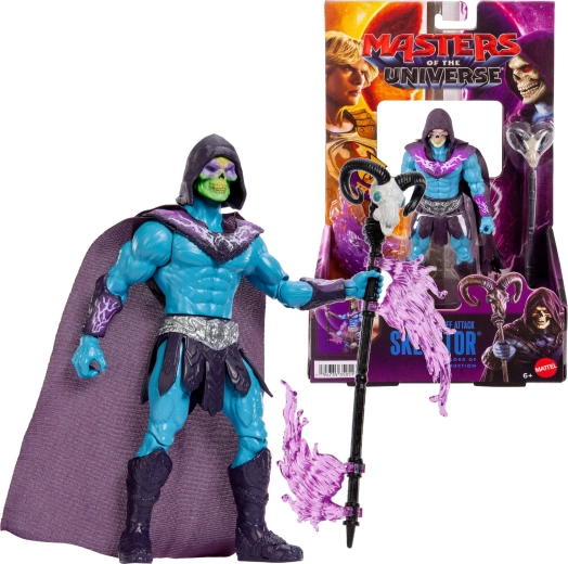 Figurine Skeletor Mattel Masters of the Universe 15 cm avec accessoires