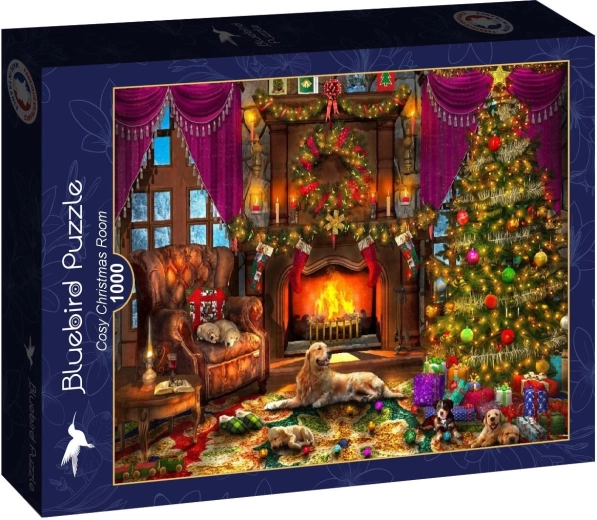 Puzzle Bluebird « Salon de Noël cosy » 1000 pièces