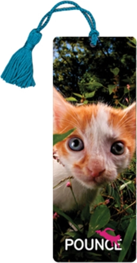 Marque-page 3D avec motif de chaton