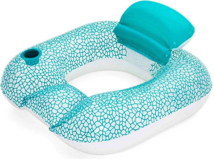 Fauteuil gonflable pour l’eau bleu Bestway 102 × 94 cm