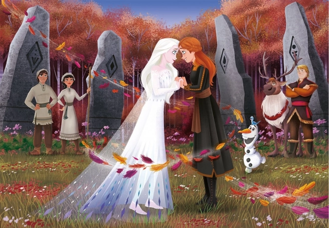 Clementoni puzzle La Reine des Neiges 2 – les sœurs, 104 pièces