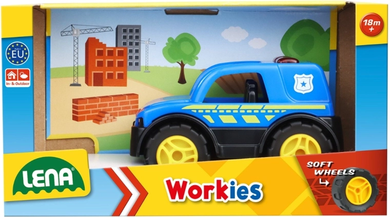 Voiture de police LENA Workies 12 cm