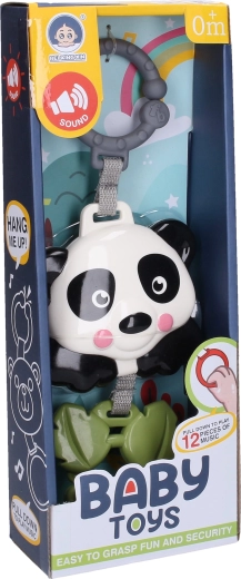 Panda musical à suspendre 29 cm - 1 pièce