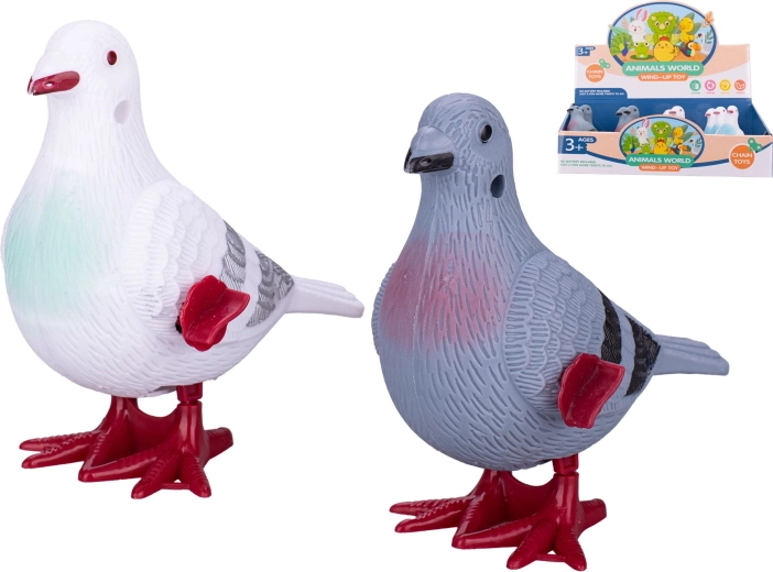 Pigeon sauteur 11 cm – jouet mécanique à remonter
