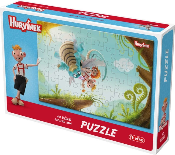 Puzzle EFKO Hurvínek III 60 pièces 21 × 15 cm