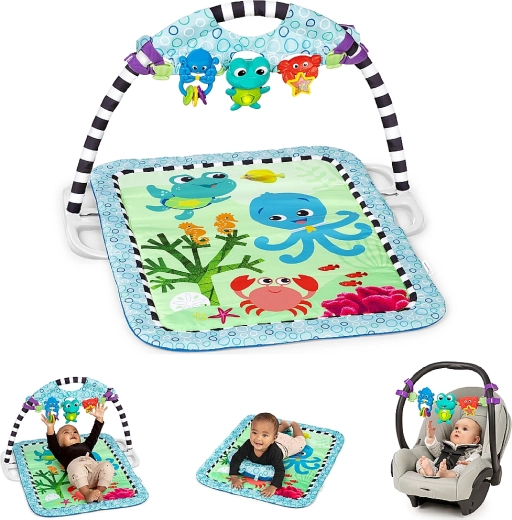 Tapis d’éveil BABY EINSTEIN Neptune 3-en-1 avec lumières et musique