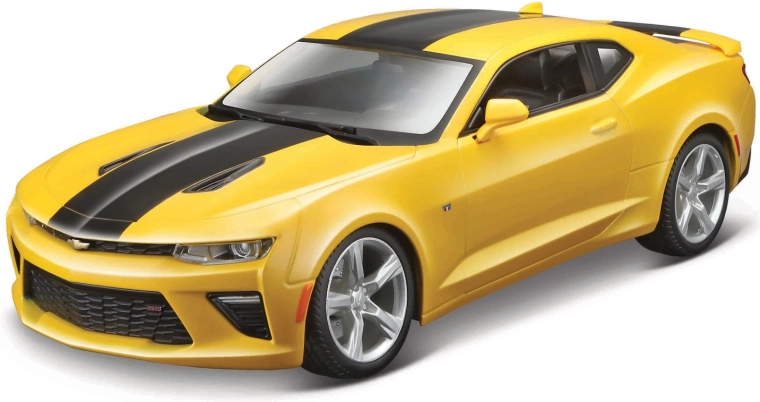 Maisto Chevrolet Camaro SS modèle métallique jaune 1:18