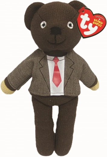 Ty Mr. Bean peluche ourson Teddy avec veste et cravate 20 cm - 1 pièce