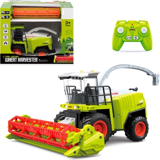 Moissonneuse-batteuse RC 1:24 avec lumière et son