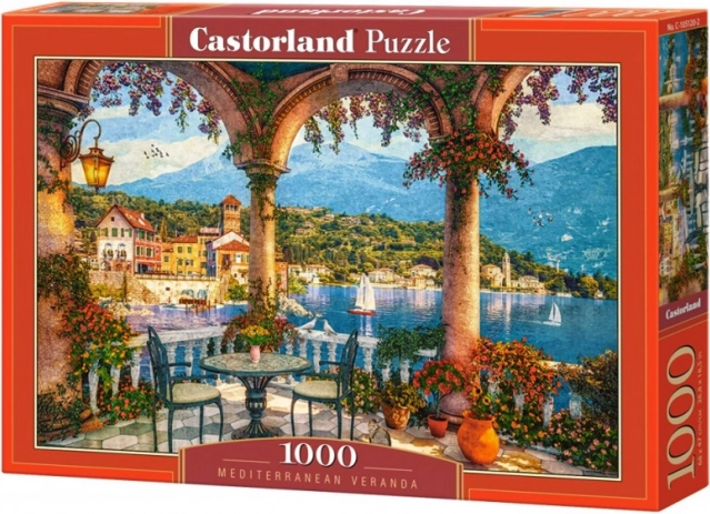Puzzle 1500 pièces Véranda méditerranéenne