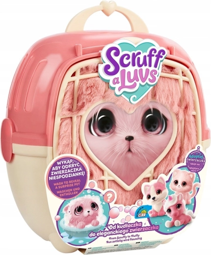 Little Live Pets Scruff a Luvs peluche à câliner corail - 1 pièce