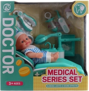 Set de dentiste avec poupée et accessoires