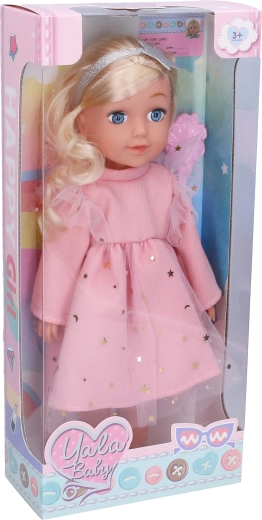 Poupée avec serre-tête à étoile 35 cm