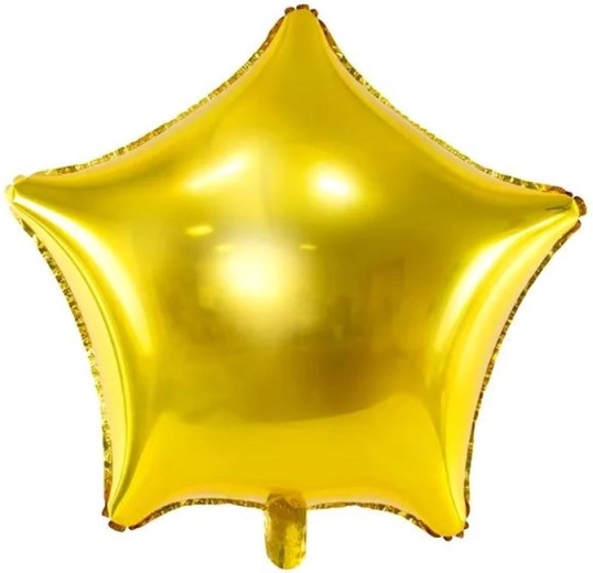 PartyDeco ballon en aluminium étoile 48 cm doré