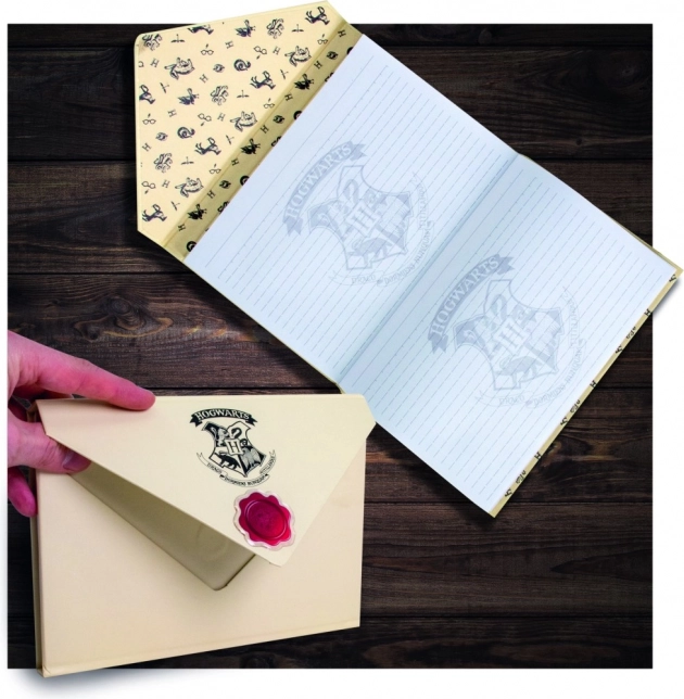 Carnet ligné Harry Potter avec fermeture magnétique