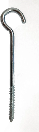 Crochet de lustre 100 × 4,5 mm galvanisé, lot de 150 pcs