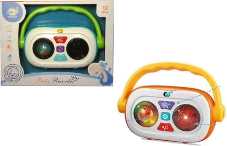 Radio musical interactif pour jeunes enfants avec sons, mélodies et lumières