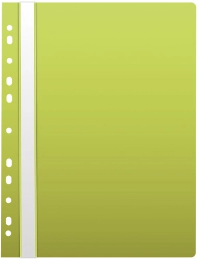 Classeur rapide A4 vert clair avec bande euro-perforée
