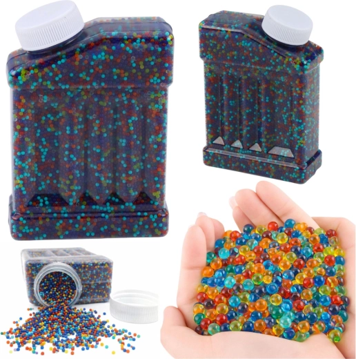 Billes hydrogels pour pistolets, assortiment de couleurs, 50 000 pcs, 7–8 mm
