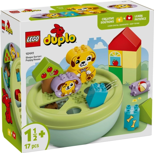 Lego duplo trieur de formes : maisonnette des chiots