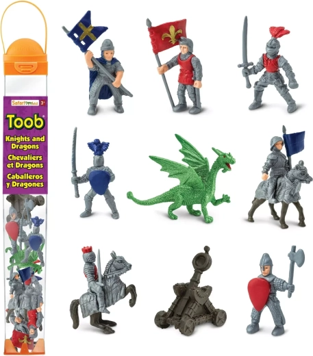 Safari Ltd. tube Chevaliers et dragons