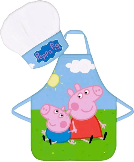 Set de cuisine Peppa Pig (tablier et toque)