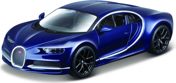 Modèle en métal bburago bugatti chiron 1:32 bleu