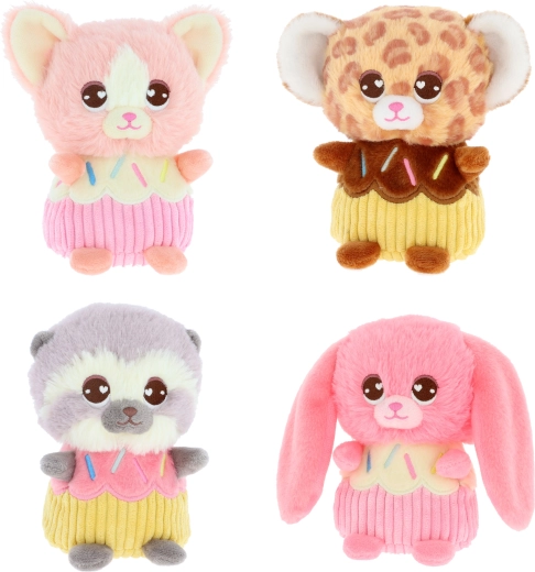 Cupcakes en peluche parfumés KEEL 16 cm – 4 modèles