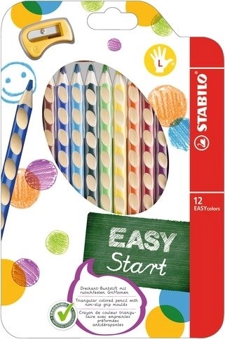 STABILO EASYstart ensemble de crayons pour gauchers