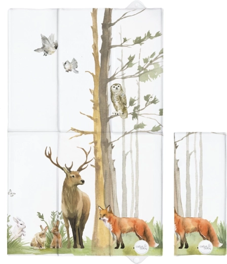 Ceba Baby matelas à langer de voyage Basic Woodland 60 × 40 cm