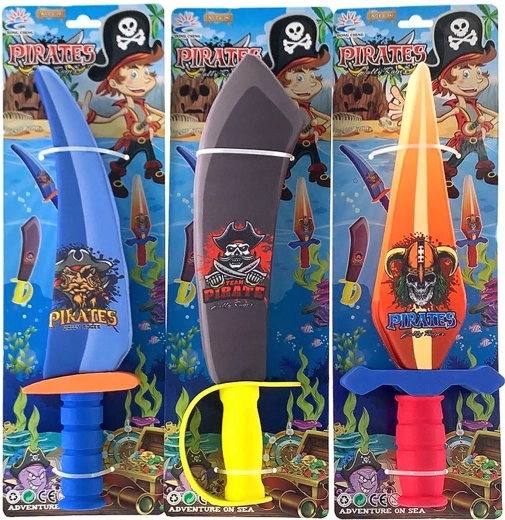Sabre pirate en mousse pour enfants - 1 pièce
