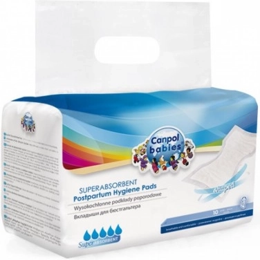 Canpol babies Serviettes post-partum très absorbantes, profilées, 10 pcs