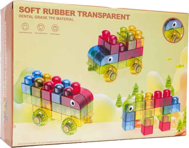 Blocs de construction gélifiés souples 37 pcs