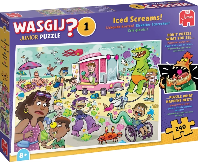 Puzzle Jumbo Wasgij Junior 1 : Cris glaciaux ! 240 pièces
